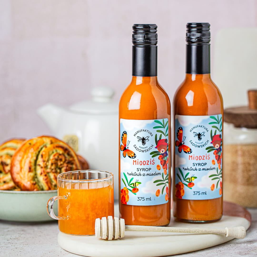 Syrop rokitnik z miodem - Miodziś